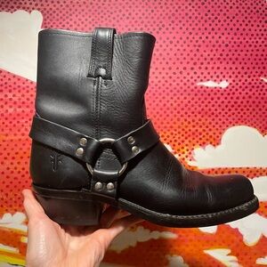 NO LONGER AVAILABLE/ SOLD
Frye Harness Boots Black Size 9